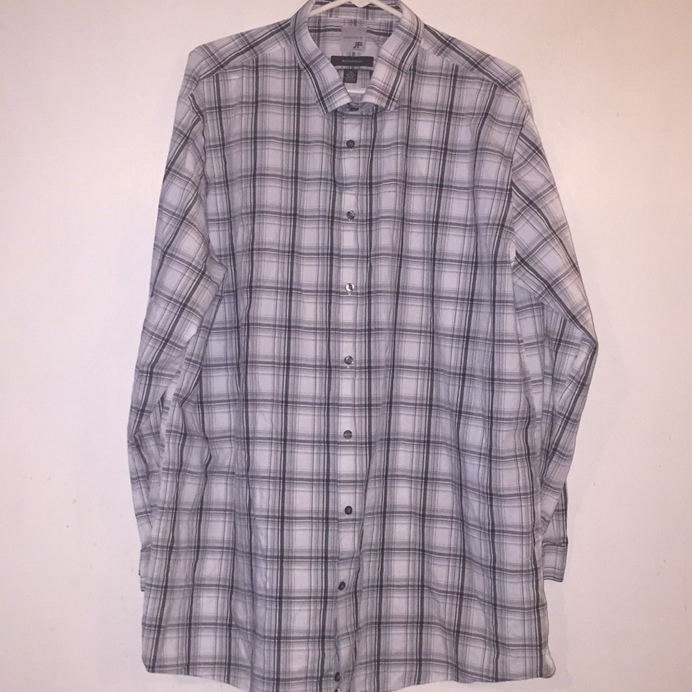 JFj.Ferrar Mens Slim Fit Long Sleeves Button Down - Picture 5 of 11